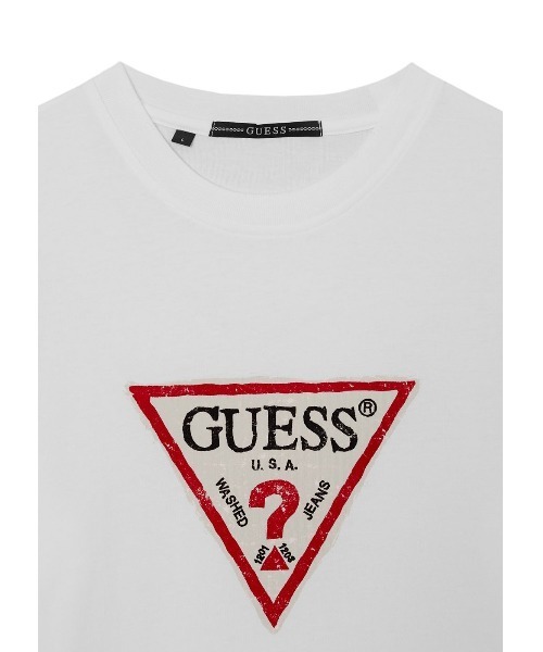 Guess(ゲス)の「【ヒョンジン 着用】 UNISEX S/Slv Tee Shirt Tシャツ 半袖 ロゴTシャツ(Tシャツ/カットソー・メンズ・グレー/ホワイト・MEDIUM/SMALL/X-SMALL/LARGE)」の9枚目の写真