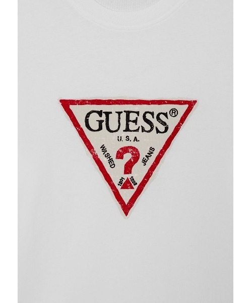 Guess(ゲス)の「【ヒョンジン 着用】 UNISEX S/Slv Tee Shirt Tシャツ 半袖 ロゴTシャツ(Tシャツ/カットソー・メンズ・グレー/ホワイト・MEDIUM/SMALL/X-SMALL/LARGE)」の12枚目の写真