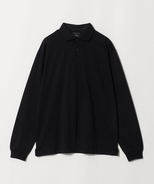green label relaxing(グリーンレーベルリラクシング)の「【WEB限定】JUST fit デイリー ドライ カッタウェイ 長袖 ポロシャツ -吸水速乾・抗菌-(ポロシャツ・メンズ・ブラック/ダークグレー/ネイビー・M/XL/S/L)」の19枚目の写真