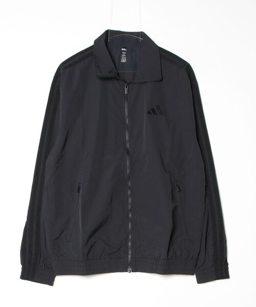 adidas（アディダス）の「アディダス adidas スタジアム ライト ツイル ルーズフィット トラックジャケット（ジャージ・メンズ・ブラック/ネイビー/バーガンディー・L/3L/LL/M/S）」の2枚目の写真