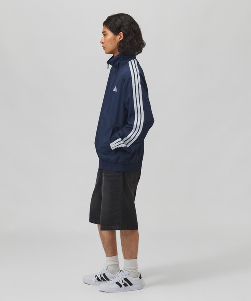 adidas（アディダス）の「アディダス adidas スタジアム ライト ツイル ルーズフィット トラックジャケット（ジャージ・メンズ・ブラック/ネイビー/バーガンディー・L/3L/LL/M/S）」の7枚目の写真