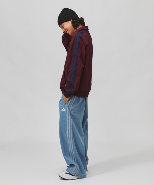 adidas（アディダス）の「アディダス adidas スタジアム ライト ツイル ルーズフィット トラックジャケット（ジャージ・メンズ・ブラック/ネイビー/バーガンディー・L/3L/LL/M/S）」の17枚目の写真