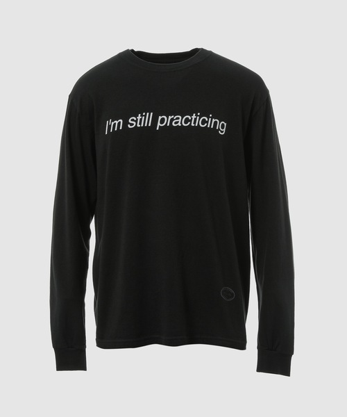 TANGTANG(タンタン)の「TEXT/PRACTICING(Tシャツ/カットソー・メンズ・ブラック・M/XL/L)」の1枚目の写真