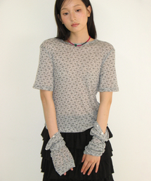 DETACHABLE BUTTON SLIM LONG SLEEVE GREY