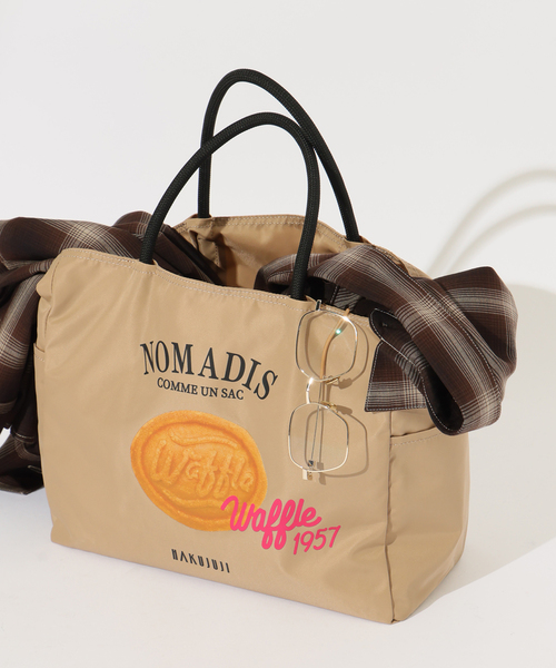 NOMADIS(ノマディス)の「《岡山店/WEB限定》【NOMADIS × HAKUJUJI】 コラボ SAC2W(トートバッグ・レディース・ベージュ・FREE)」の3枚目の写真