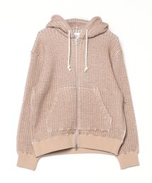 SEAGREEN(シーグリーン) WOOL ONI WAFFLE HOODIE ウールオニワッフルフーディ
