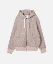 SEAGREEN(シーグリーン) WOOL ONI WAFFLE HOODIE ウールオニワッフルフーディ