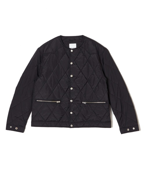 CRIMIE（クライミー）の「DIAMOND-QUILTED BIKER CARDIGAN JACKET（ノーカラージャケット・メンズ・ブラック・XL/L/M/S/XXL）」の3枚目の写真
