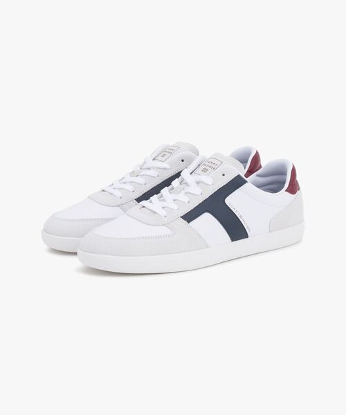 TOMMY HILFIGER(トミーヒルフィガー)の「ミックスデザインスニーカー(スニーカー・メンズ・ネイビー/ホワイト・26.5cm/27.5cm/28cm/26cm)」の2枚目の写真
