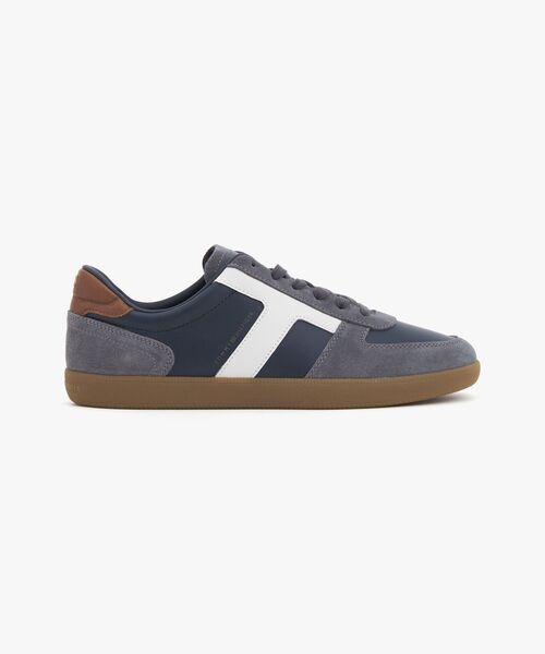 TOMMY HILFIGER(トミーヒルフィガー)の「ミックスデザインスニーカー(スニーカー・メンズ・ネイビー/ホワイト・26.5cm/27.5cm/28cm/26cm)」の4枚目の写真