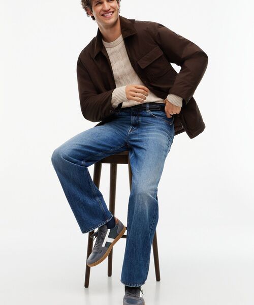 TOMMY HILFIGER(トミーヒルフィガー)の「ミックスデザインスニーカー(スニーカー・メンズ・ネイビー/ホワイト・26.5cm/27.5cm/28cm/26cm)」の7枚目の写真