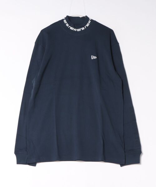 NEW ERA(ニューエラ)の「NEW ERA/ニューエラ GF LS HIGH NECK WARM T NECK LG ロンT 15129478/15129479/15129480/15129481(Tシャツ/カットソー・メンズ・オフホワイト/ブラック/ネイビー・L/XL/XXL/M)」の3枚目の写真