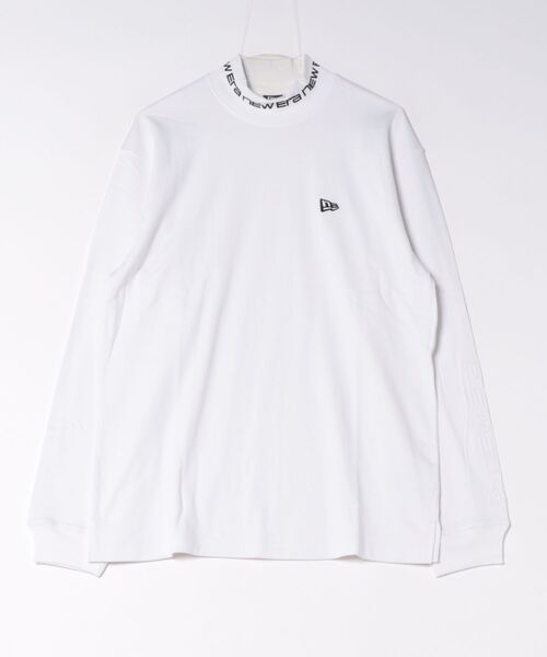 NEW ERA(ニューエラ)の「NEW ERA/ニューエラ GF LS HIGH NECK WARM T NECK LG ロンT 15129478/15129479/15129480/15129481(Tシャツ/カットソー・メンズ・オフホワイト/ブラック/ネイビー・L/XL/XXL/M)」の1枚目の写真