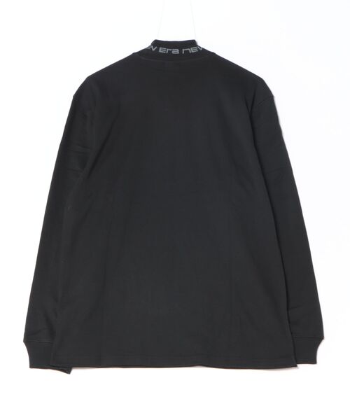 NEW ERA(ニューエラ)の「NEW ERA/ニューエラ GF LS HIGH NECK WARM T NECK LG ロンT 15129478/15129479/15129480/15129481(Tシャツ/カットソー・メンズ・オフホワイト/ブラック/ネイビー・L/XL/XXL/M)」の4枚目の写真
