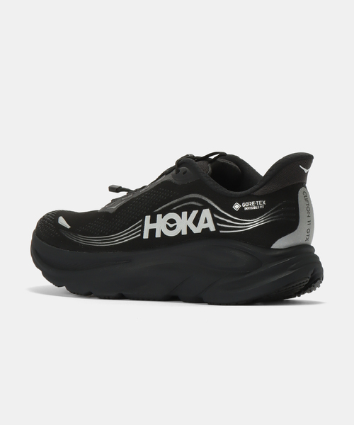 HOKA（ホカ）の「HOKA M CLIFTON 11 GTX 1176574-BBLC（スニーカー・メンズ・ブラック・27cm/26.5cm/26cm/28cm/27.5cm）」の3枚目の写真