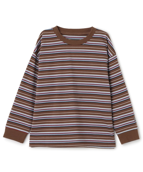 and D. petit main(アンドディープティマイン)の「【365D.】アソートボーダー長袖Tシャツ(Tシャツ/カットソー・キッズ・ブラック/ブラウン/ブルー/サックスブルー/レッド・140cm/130cm/100cm/90cm/110cm/120cm)」の8枚目の写真