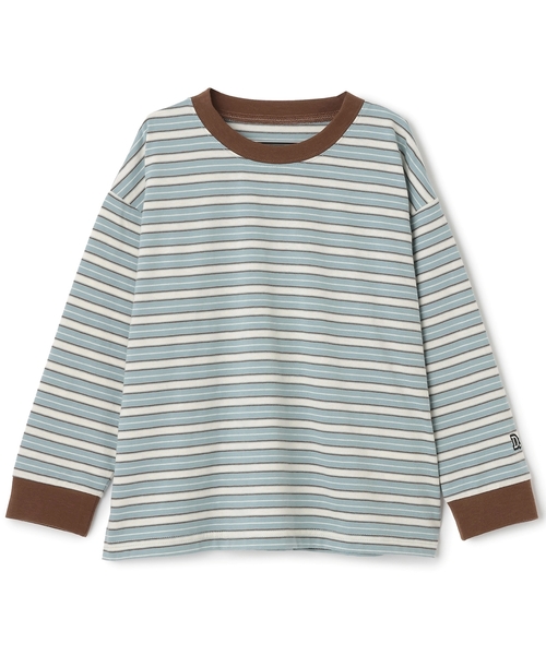 and D. petit main(アンドディープティマイン)の「【365D.】アソートボーダー長袖Tシャツ(Tシャツ/カットソー・キッズ・ブラック/ブラウン/ブルー/サックスブルー/レッド・140cm/130cm/100cm/90cm/110cm/120cm)」の20枚目の写真