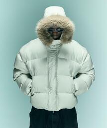 B omnivore/ビーオムニボー HOOD FUR BLOUSON フードファーブルゾン