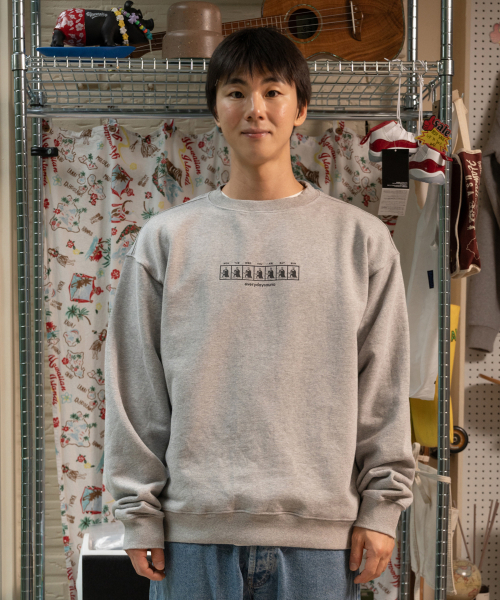 BIGWAVE COLLECTIVE(ビッグウェーブコレクティブ)の「エブリデイ サウナ スウェット (スポーツグレー)(スウェット・レディース・その他・MEDIUM/LARGE/X-LARGE)」の4枚目の写真