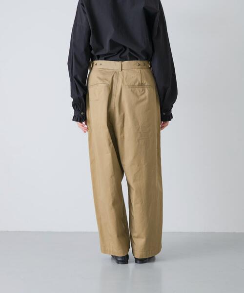 かぐれ(カグレ)の「『2サイズ展開』コットンワイドチノパンツ(その他パンツ・レディース・ベージュ・0/1)」の14枚目の写真