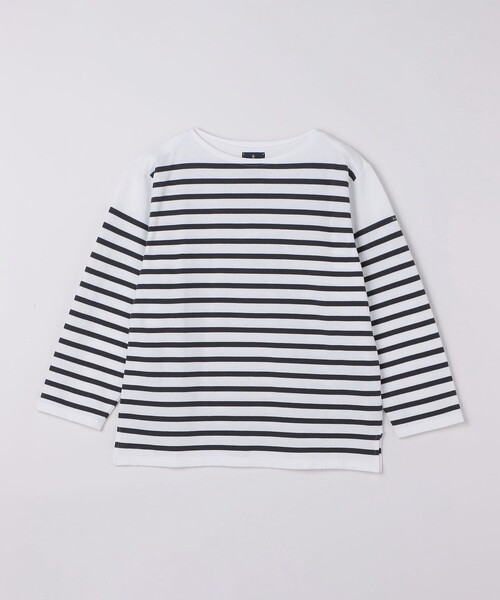 SHIPS(シップス)の「【SHIPS別注】Le Minor: BRETON SHT RUSSEL(Tシャツ/カットソー・メンズ・ホワイト系その他/ライトホワイト/ホワイト・1/2/3)」の3枚目の写真