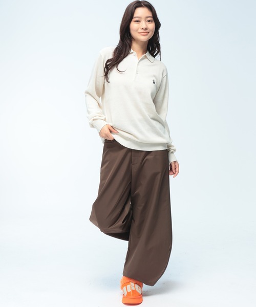 U.S. POLO ASSN.（ユーエスポロアッスン）の「U.S. POLO ASSN. (ユーエスポロアッスン) ニット ポロシャツ 長袖 メンズ レディース ワンポイント ロゴ刺繍 PLM63406（ニット/セーター・メンズ・ネイビー/ブラウン/ブラック/アイボリー・LL/L/M）」の6枚目の写真