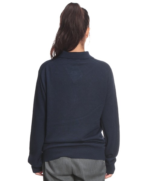 U.S. POLO ASSN.（ユーエスポロアッスン）の「U.S. POLO ASSN. (ユーエスポロアッスン) ニット ポロシャツ 長袖 メンズ レディース ワンポイント ロゴ刺繍 PLM63406（ニット/セーター・メンズ・ネイビー/ブラウン/ブラック/アイボリー・LL/L/M）」の17枚目の写真