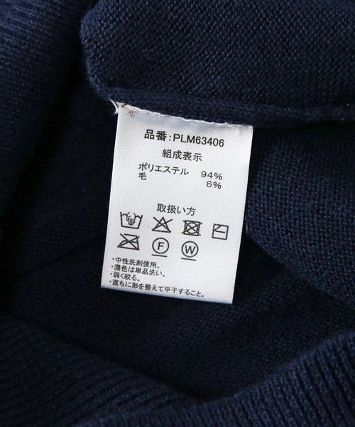 U.S. POLO ASSN.（ユーエスポロアッスン）の「U.S. POLO ASSN. (ユーエスポロアッスン) ニット ポロシャツ 長袖 メンズ レディース ワンポイント ロゴ刺繍 PLM63406（ニット/セーター・メンズ・ネイビー/ブラウン/ブラック/アイボリー・LL/L/M）」の22枚目の写真