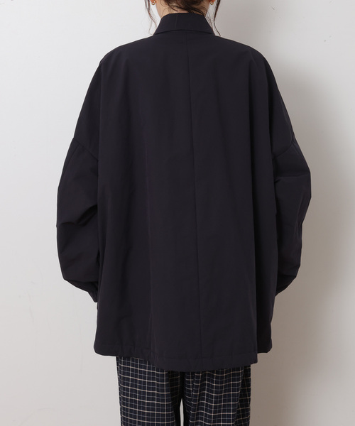 JOURNAL STANDARD LUXE（ジャーナルスタンダード　ラックス）の「ウェザースタンドカラーハーフコート（その他アウター・レディース・ベージュ/ネイビー/ブラック・FREE）」の17枚目の写真