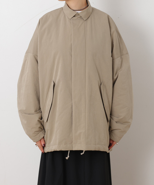 JOURNAL STANDARD LUXE（ジャーナルスタンダード　ラックス）の「ウェザースタンドカラーハーフコート（その他アウター・レディース・ベージュ/ネイビー/ブラック・FREE）」の7枚目の写真