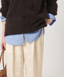 UNITED ARROWS（ユナイテッドアローズ）の「サテン フラワー ジャガード パンツ ‐ウォッシャブル‐（その他パンツ・レディース）」