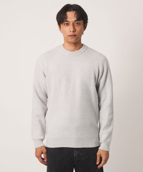 A DAY IN THE LIFE UNITED ARROWS(アデイインザライフユナイテッドアローズ)の「フェザーヤーン ミラノリブ クルーネックニット-ウォッシャブル-<A DAY IN THE LIFE>(ニット/セーター・メンズ・ライトグレー/ネイビー/ダークグレー・M/L)」の13枚目の写真