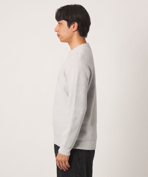 A DAY IN THE LIFE UNITED ARROWS(アデイインザライフユナイテッドアローズ)の「フェザーヤーン ミラノリブ クルーネックニット-ウォッシャブル-<A DAY IN THE LIFE>(ニット/セーター・メンズ・ライトグレー/ネイビー/ダークグレー・M/L)」の14枚目の写真