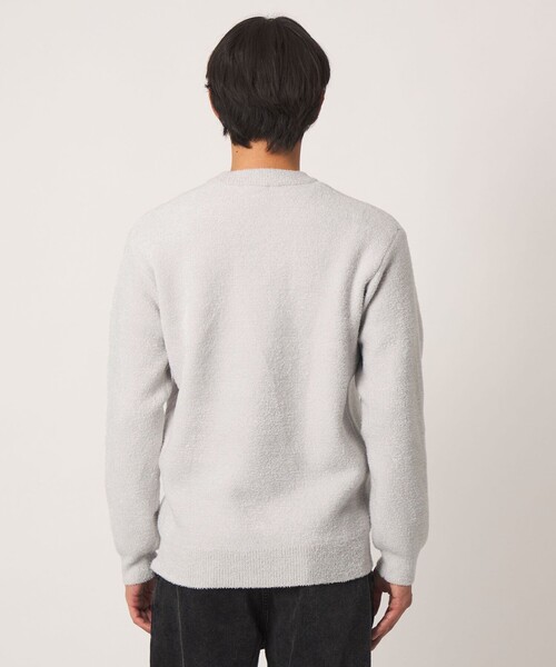 A DAY IN THE LIFE UNITED ARROWS(アデイインザライフユナイテッドアローズ)の「フェザーヤーン ミラノリブ クルーネックニット-ウォッシャブル-<A DAY IN THE LIFE>(ニット/セーター・メンズ・ライトグレー/ネイビー/ダークグレー・M/L)」の15枚目の写真