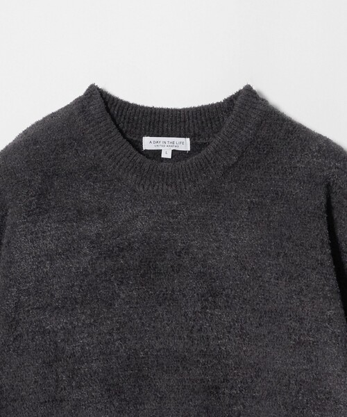 A DAY IN THE LIFE UNITED ARROWS(アデイインザライフユナイテッドアローズ)の「フェザーヤーン ミラノリブ クルーネックニット-ウォッシャブル-<A DAY IN THE LIFE>(ニット/セーター・メンズ・ライトグレー/ネイビー/ダークグレー・M/L)」の5枚目の写真