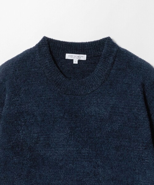A DAY IN THE LIFE UNITED ARROWS(アデイインザライフユナイテッドアローズ)の「フェザーヤーン ミラノリブ クルーネックニット-ウォッシャブル-<A DAY IN THE LIFE>(ニット/セーター・メンズ・ライトグレー/ネイビー/ダークグレー・M/L)」の18枚目の写真