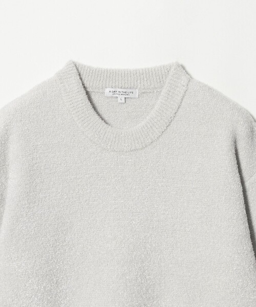 A DAY IN THE LIFE UNITED ARROWS(アデイインザライフユナイテッドアローズ)の「フェザーヤーン ミラノリブ クルーネックニット-ウォッシャブル-<A DAY IN THE LIFE>(ニット/セーター・メンズ・ライトグレー/ネイビー/ダークグレー・M/L)」の21枚目の写真
