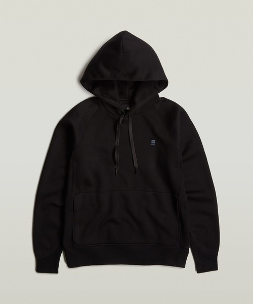 G-STAR（ジースター）の「Premium Core 2.0 Hooded Sweater/ベーシックデザインワンポイントロゴパーカー（パーカー・レディース・ダークブルー/ダークブラック・X-SMALL/SMALL/MEDIUM）」の5枚目の写真