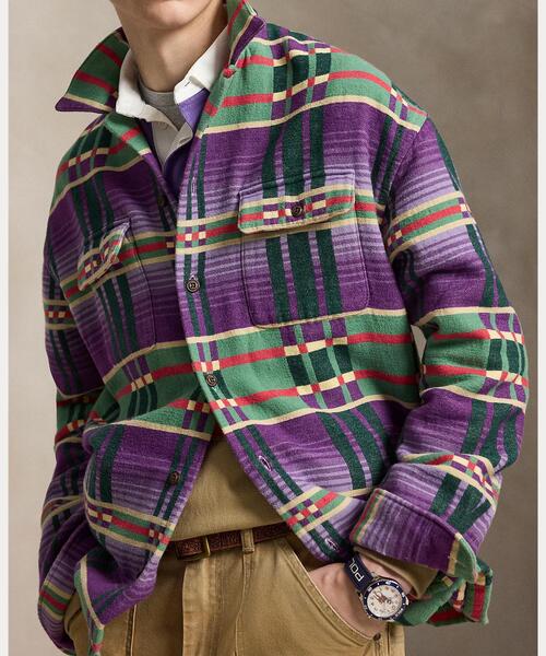 POLO RALPH LAUREN(ポロ ラルフ ローレン)の「クラシック フィット チェック フランネル キャンプ シャツ(シャツ/ブラウス・メンズ・マルチ・S/M/L/XS)」の3枚目の写真