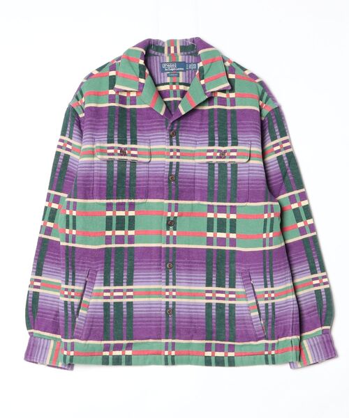 POLO RALPH LAUREN(ポロ ラルフ ローレン)の「クラシック フィット チェック フランネル キャンプ シャツ(シャツ/ブラウス・メンズ・マルチ・S/M/L/XS)」の2枚目の写真