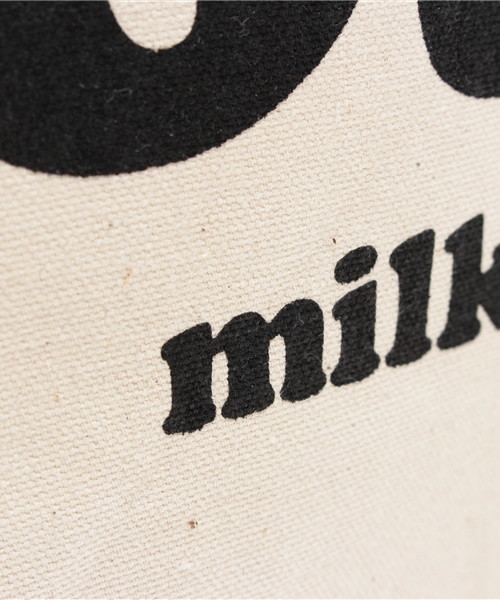 MILKFED.(ミルクフェド)の「MINI TOTE OUI WITH BADGE(ショルダーバッグ・レディース・ホワイト/ピンク/ブラック・ONE SIZE)」の8枚目の写真