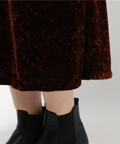 MOUSSY（マウジー）の「VELOUR MAXI DRESS F（ワンピース・レディース・レッド系その他/ブルー系その他・2/1）」の10枚目の写真