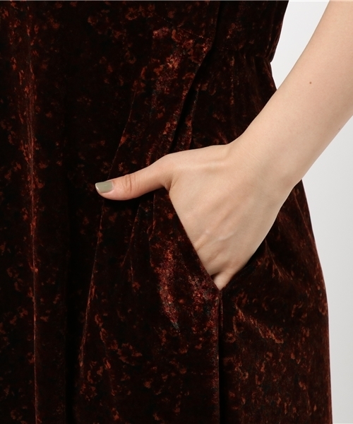 MOUSSY（マウジー）の「VELOUR MAXI DRESS F（ワンピース・レディース・レッド系その他/ブルー系その他・2/1）」の11枚目の写真