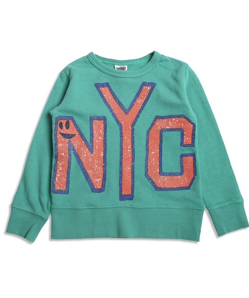 F.O.KIDS(エフオーキッズ)の「4色4柄トレーナー(スウェット・キッズ・ミント/オレンジ/パープル/グレー・90/95/100/120/140/80/110/130)」の2枚目の写真