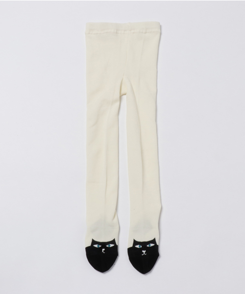 GLOBAL WORK（グローバルワーク）の「【キッズ】ニットタイツワンポイント/727902（タイツ/ストッキング・キッズ・ネイビー/ブラック/ホワイト系その他・SMALL/MEDIUM/LARGE/X-LARGE）」の2枚目の写真