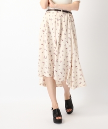 Heather | ベルトツキ*イレヘムスカート 742713(スカート)