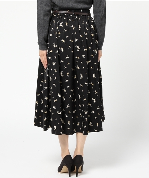 Heather（ヘザー）の「ベルトツキイレヘムスカート 742713（スカート・レディース・グレー系その他/ブラック系その他/ホワイト系その他/ベージュ系その他・FREE）」の7枚目の写真