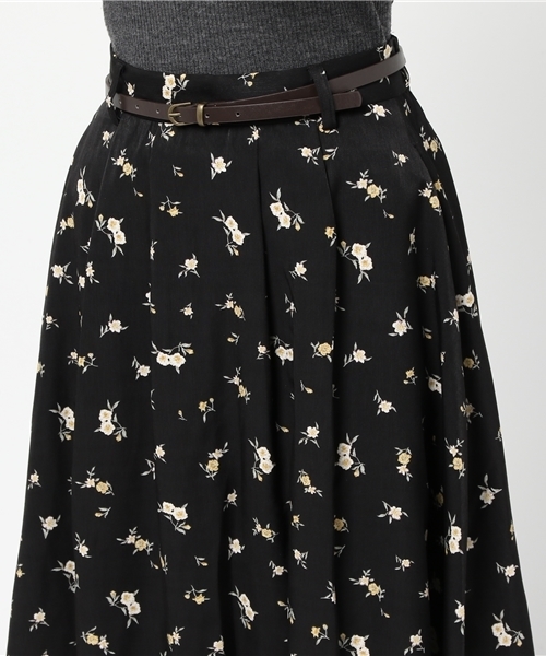 Heather（ヘザー）の「ベルトツキイレヘムスカート 742713（スカート・レディース・グレー系その他/ブラック系その他/ホワイト系その他/ベージュ系その他・FREE）」の8枚目の写真