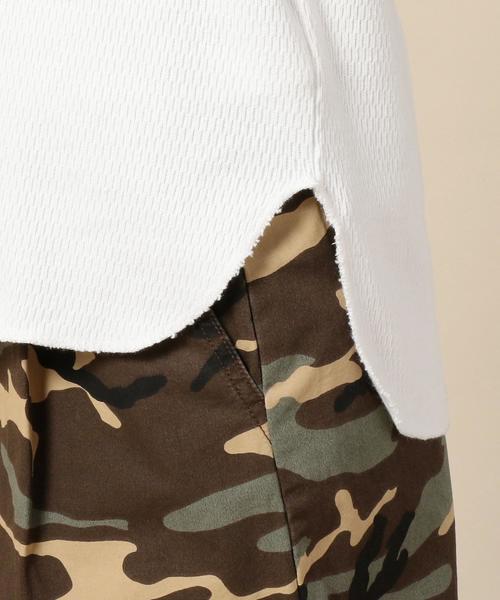 BEAUTY&YOUTH UNITED ARROWS(ビューティーアンドユースユナイテッドアローズ)の「BY ミドルサーマルメッシュ7分袖カットソー ◆(Tシャツ/カットソー・レディース・ホワイト/ナチュラル/ネイビー・FREE)」の5枚目の写真