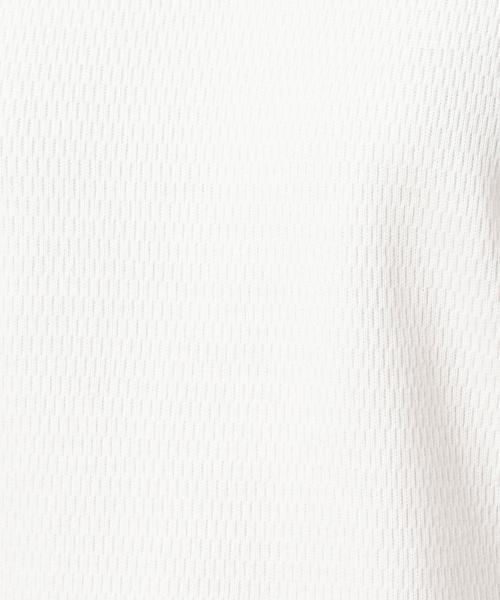 BEAUTY&YOUTH UNITED ARROWS(ビューティーアンドユースユナイテッドアローズ)の「BY ミドルサーマルメッシュ7分袖カットソー ◆(Tシャツ/カットソー・レディース・ホワイト/ナチュラル/ネイビー・FREE)」の6枚目の写真